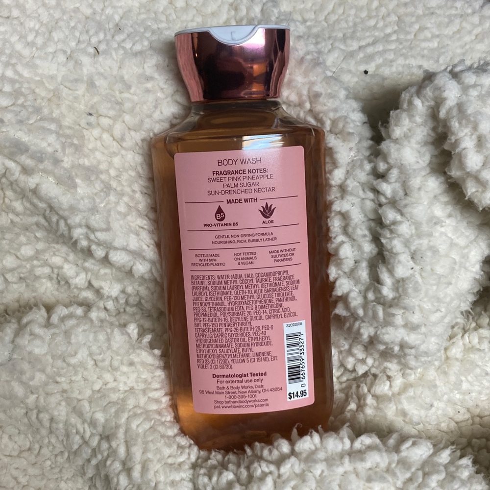 Bath & Body Works Costa Rica Pink Pineapple Sunrise Body Wash - Picture 4 of 4